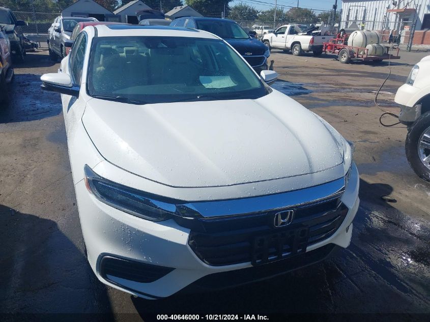 2019 Honda Insight Touring VIN: 19XZE4F9XKE007828 Lot: 40646000