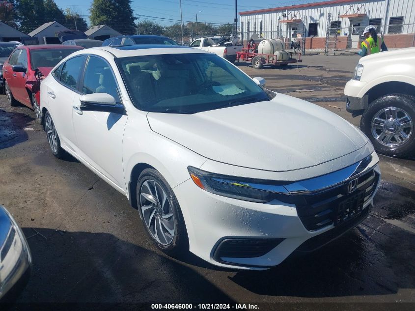 2019 Honda Insight Touring VIN: 19XZE4F9XKE007828 Lot: 40646000