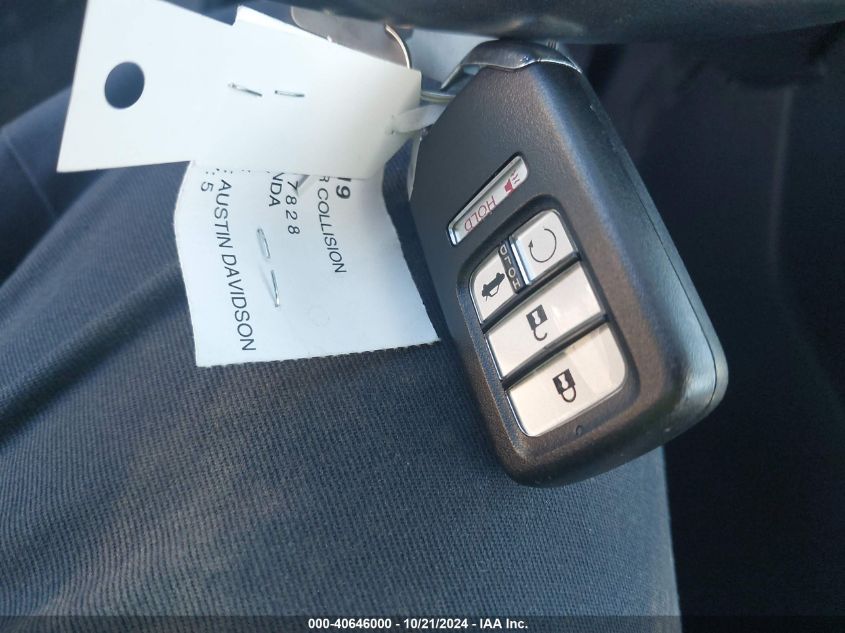 2019 Honda Insight Touring VIN: 19XZE4F9XKE007828 Lot: 40646000