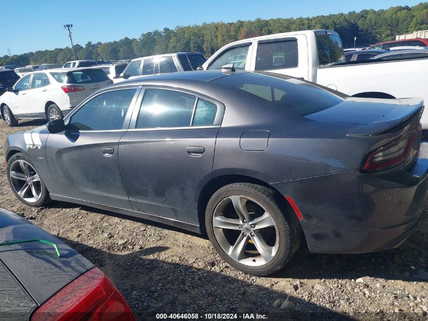 2018 Dodge Charger R/T Rwd VIN: 2C3CDXCT7JH134165 Lot: 40646058