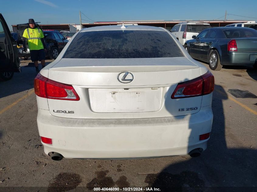 2009 Lexus Is 250 250 VIN: JTHBK262895092870 Lot: 40646090