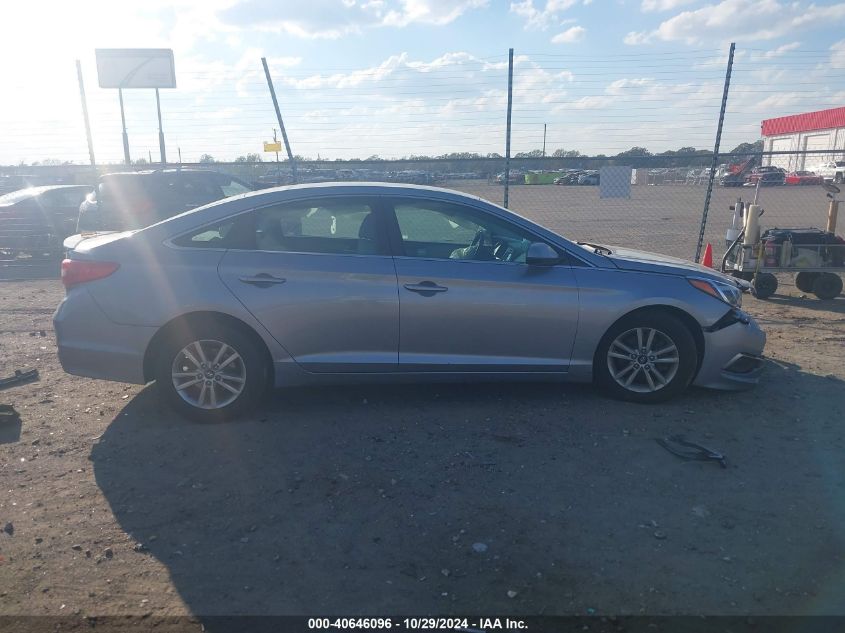 2017 HYUNDAI SONATA SE - 5NPE24AFXHH459450