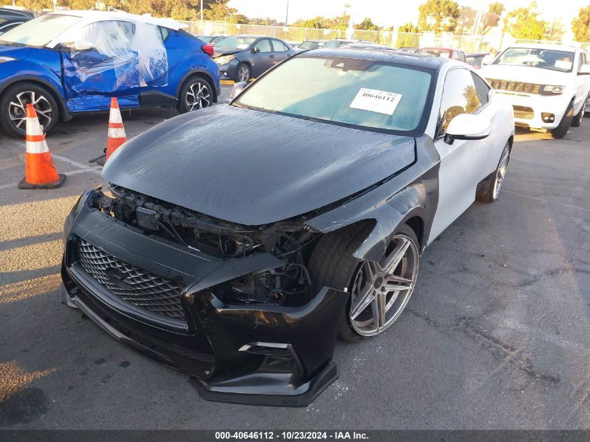 2019 Infiniti Q60 3.0T Red Sport 400 VIN: JN1FV7EK7KM360556 Lot: 40646112