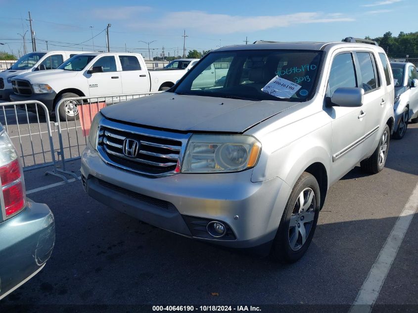 2013 Honda Pilot Touring VIN: 5FNYF3H98DB022485 Lot: 40646190