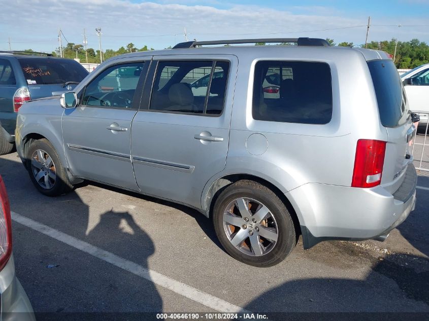 2013 Honda Pilot Touring VIN: 5FNYF3H98DB022485 Lot: 40646190