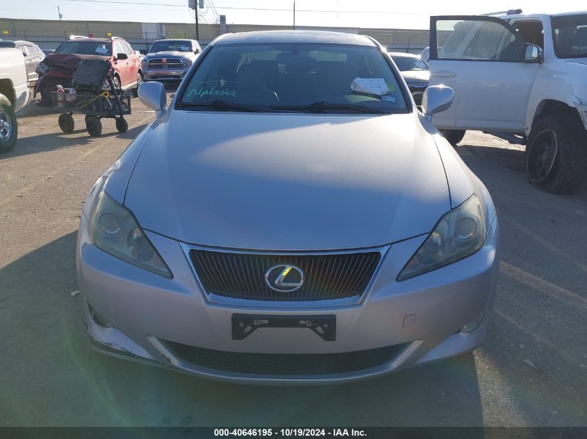 2007 Lexus Is 250 VIN: JTHBK262672041639 Lot: 40646195