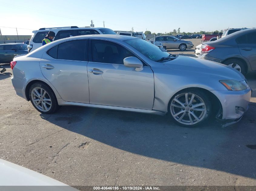 2007 Lexus Is 250 VIN: JTHBK262672041639 Lot: 40646195