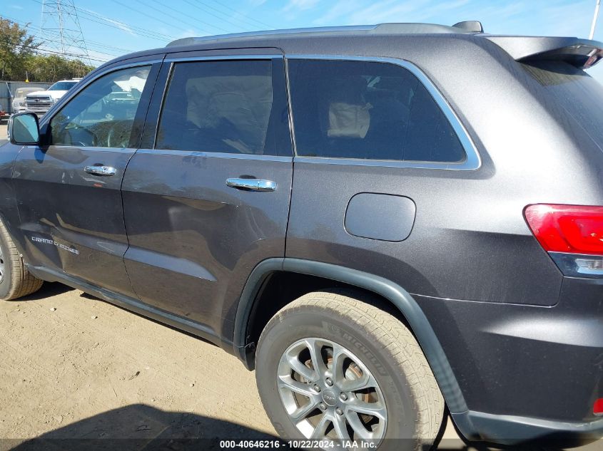 2015 Jeep Grand Cherokee Limited VIN: 1C4RJFBG6FC142474 Lot: 40646216