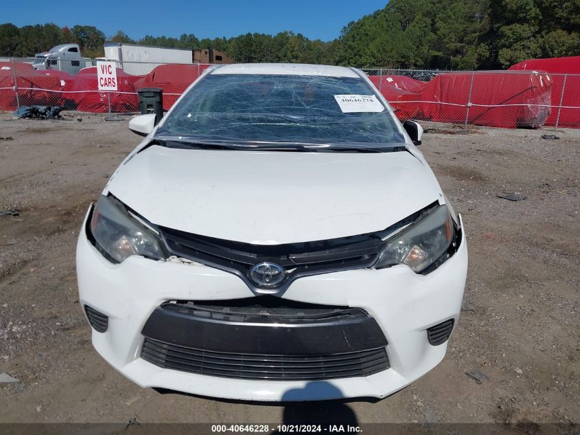 2015 Toyota Corolla Le VIN: 5YFBURHE3FP303502 Lot: 40646228