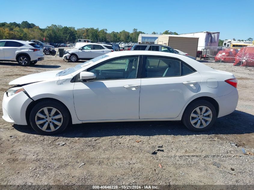 2015 Toyota Corolla Le VIN: 5YFBURHE3FP303502 Lot: 40646228