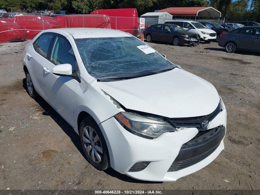 2015 Toyota Corolla Le VIN: 5YFBURHE3FP303502 Lot: 40646228