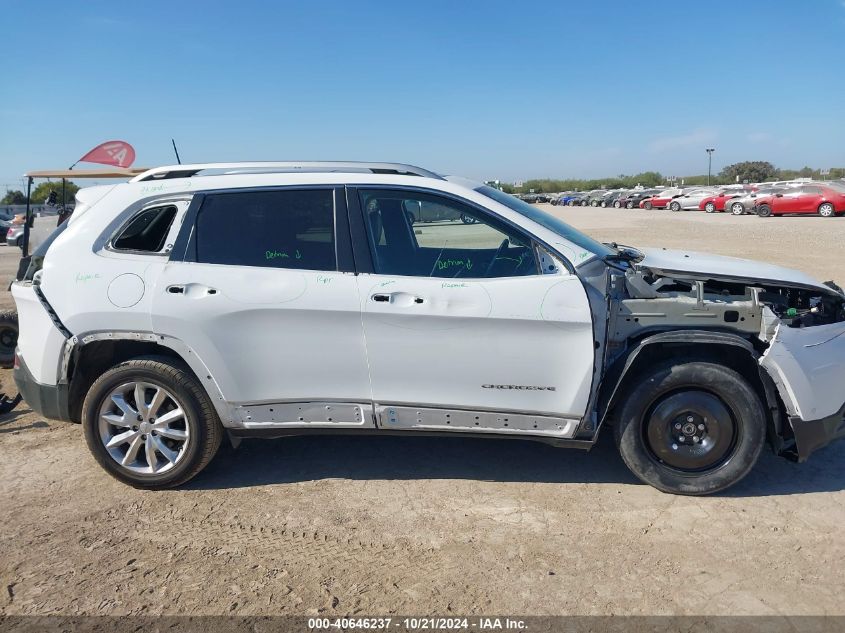 2017 Jeep Cherokee Limited Fwd VIN: 1C4PJLDS8HW642810 Lot: 40646237