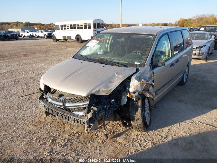 2014 Dodge Grand Caravan Se VIN: 2C4RDGBG1ER220517 Lot: 40646240