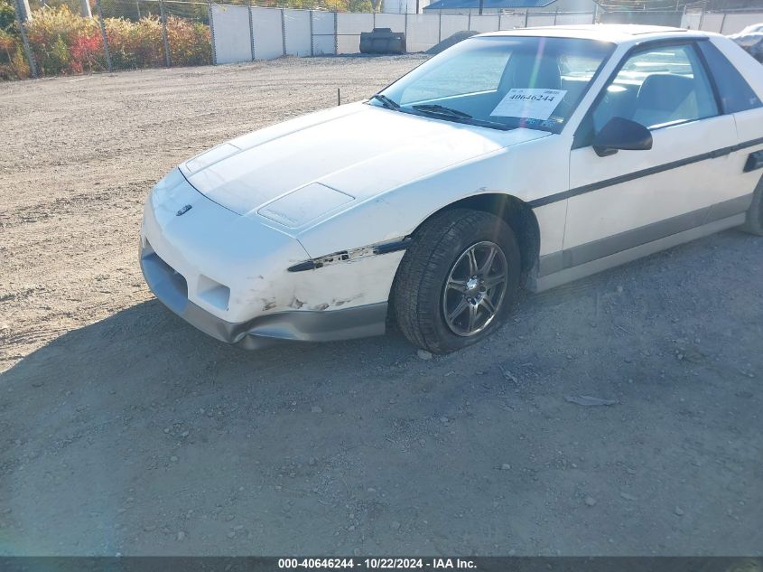 1985 Pontiac Fiero Gt VIN: 1G2PG3796FP209781 Lot: 40646244