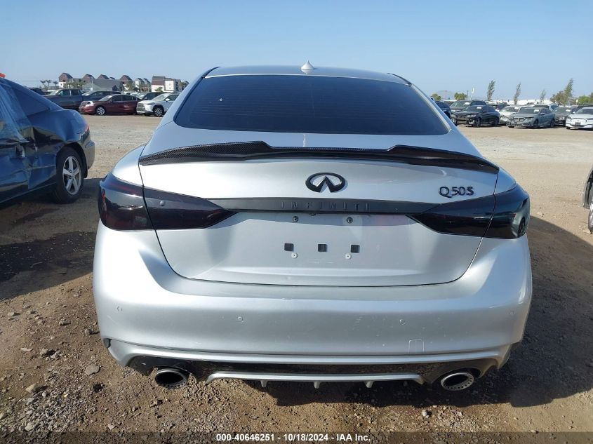 2020 Infiniti Q50 Red Sport 400 VIN: JN1FV7AP7LM630100 Lot: 40646251