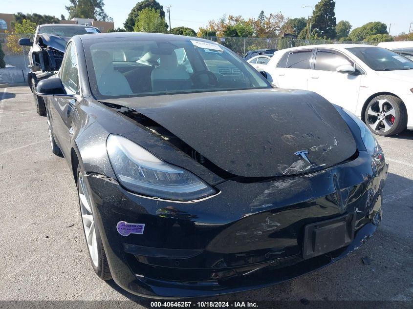 2019 Tesla Model 3 Long Range/Performance VIN: 5YJ3E1EB5KF391858 Lot: 40646257