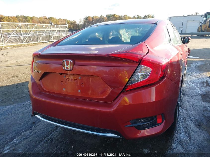 2019 Honda Civic Lx VIN: 19XFC2F63KE045470 Lot: 40646297