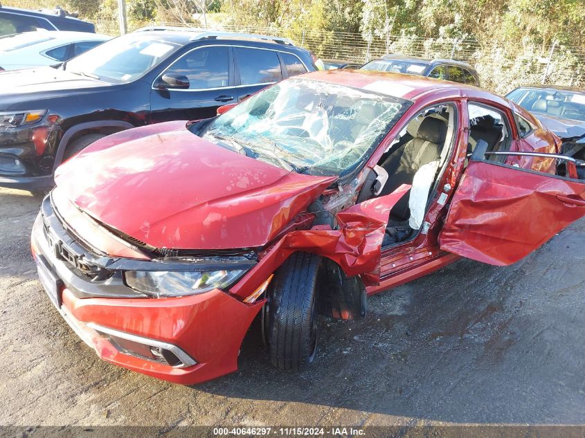 2019 Honda Civic Lx VIN: 19XFC2F63KE045470 Lot: 40646297