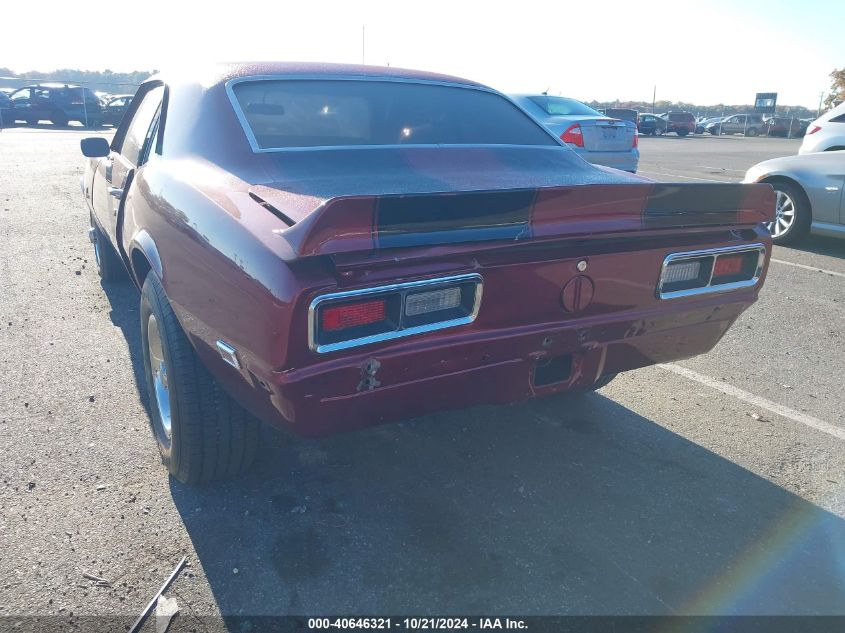 1968 Chevrolet Camaro VIN: 0000124378N463304 Lot: 40646321