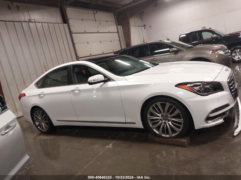 2018 Genesis G80 5.0 Ultimate VIN: KMHGN4JFXJU229026 Lot: 40646325