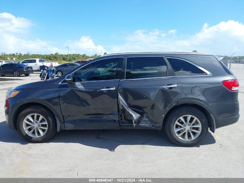 2017 Kia Sorento 2.4L Lx VIN: 5XYPG4A31HG322999 Lot: 40646347