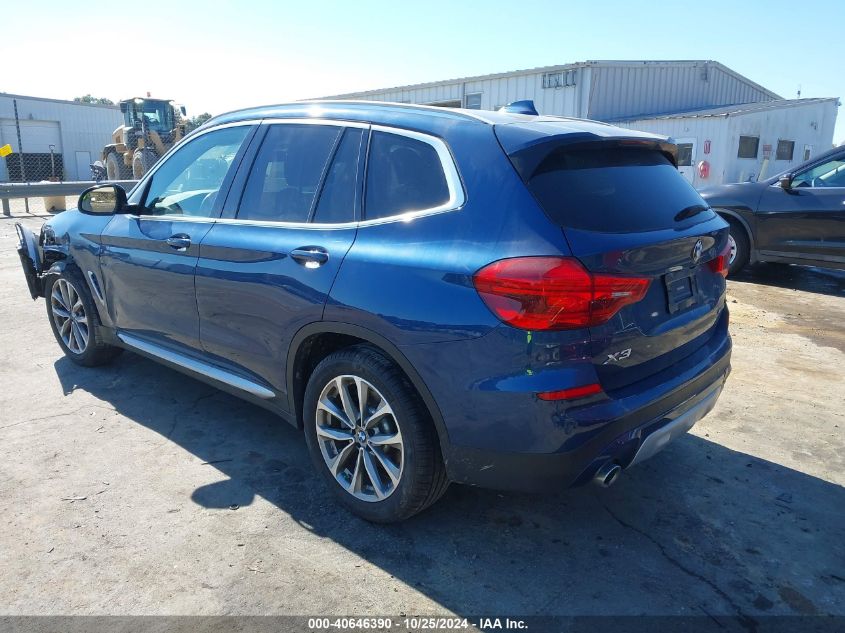 VIN 5UXTR9C50KLD98750 2019 BMW X3, Xdrive30I no.3