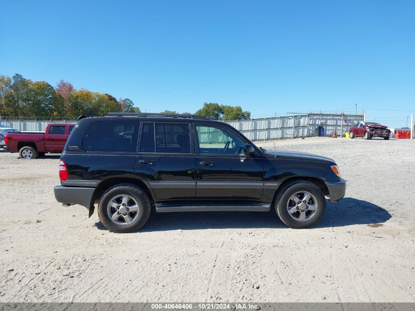 2004 Toyota Land Cruiser VIN: JTEHT05JX42065567 Lot: 40646406