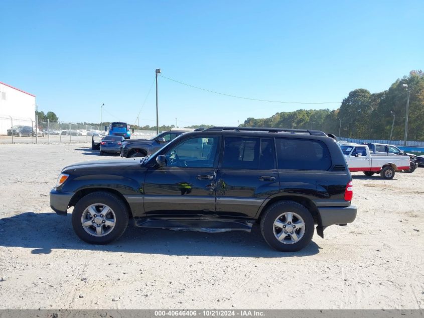 2004 Toyota Land Cruiser VIN: JTEHT05JX42065567 Lot: 40646406