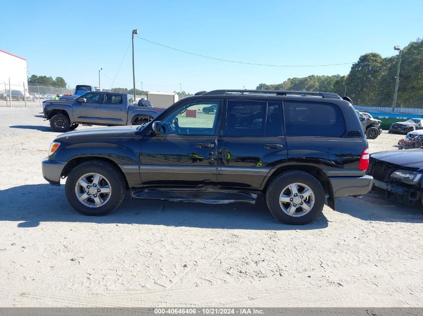 2004 Toyota Land Cruiser VIN: JTEHT05JX42065567 Lot: 40646406