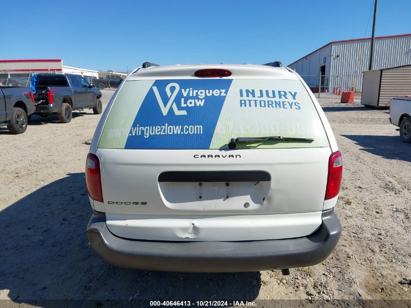 2005 Dodge Caravan Se VIN: 1D4GP25R45B326850 Lot: 40646413