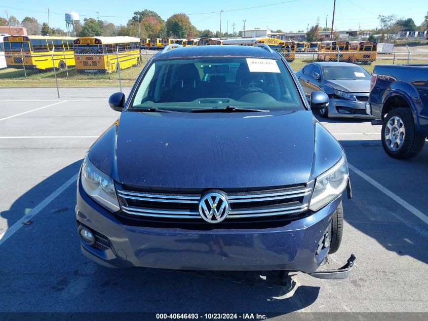 2012 Volkswagen Tiguan Se VIN: WVGBV7AX0CW566431 Lot: 40646493