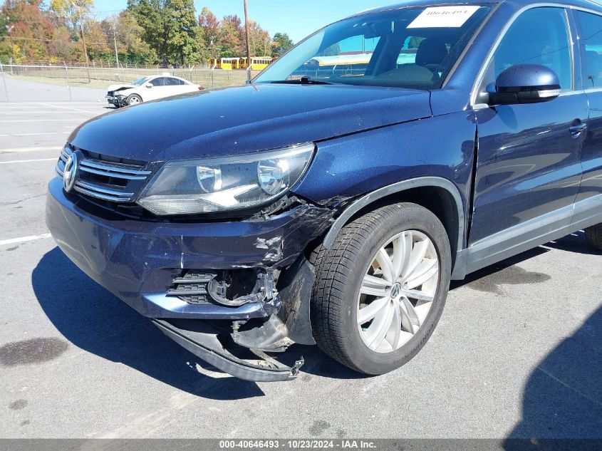 2012 Volkswagen Tiguan Se VIN: WVGBV7AX0CW566431 Lot: 40646493