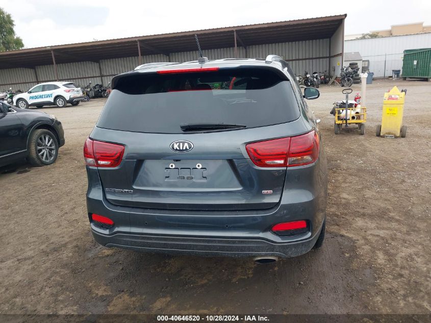 2020 Kia Sorento 2.4L Lx VIN: 5XYPG4A39LG637767 Lot: 40646520