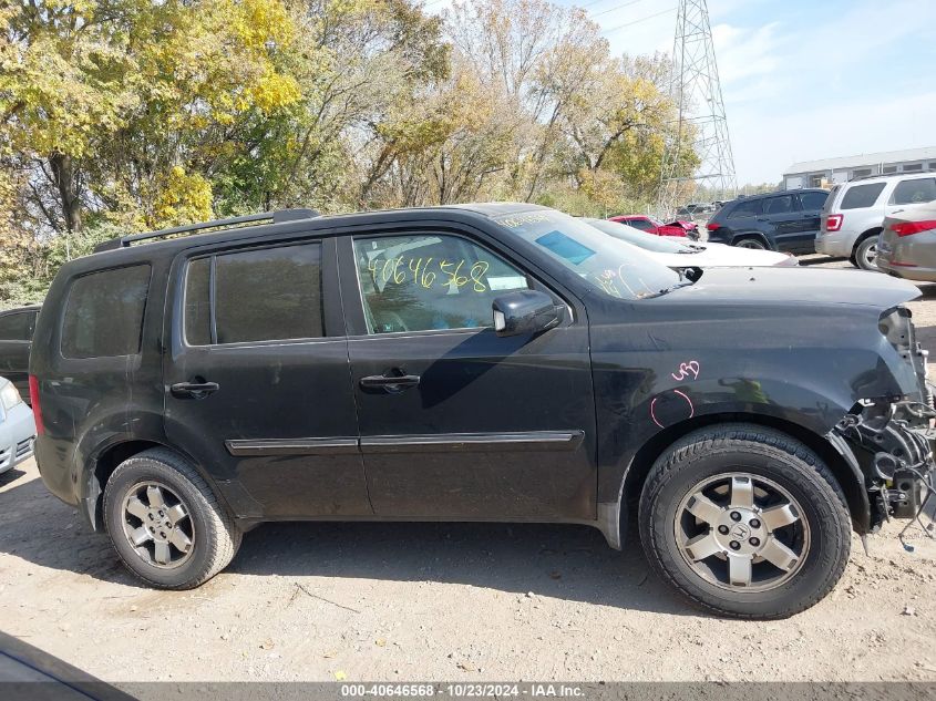 2010 Honda Pilot Touring VIN: 5FNYF4H98AB010094 Lot: 40646568