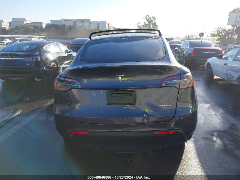 2023 Tesla Model Y Awd/Long Range Dual Motor All-Wheel Drive VIN: 7SAYGDEE4PF908539 Lot: 40646586