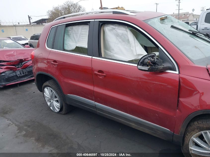 2016 Volkswagen Tiguan Se VIN: WVGAV7AX2GW021431 Lot: 40646597