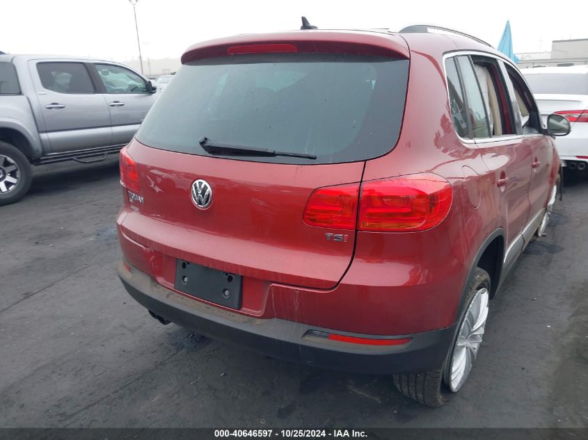 2016 Volkswagen Tiguan Se VIN: WVGAV7AX2GW021431 Lot: 40646597