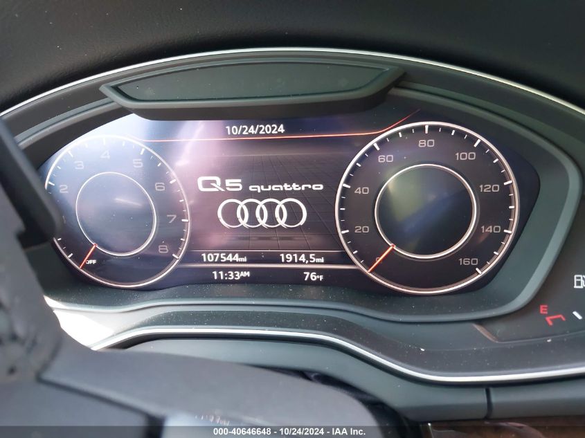 2020 Audi Q5 Premium Plus 45 Tfsi Quattro S Tronic VIN: WA1BNAFY5L2107433 Lot: 40646648