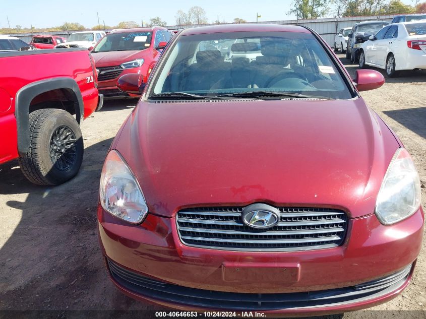 2006 Hyundai Accent Gls VIN: KMHCN46C56U023505 Lot: 40646653