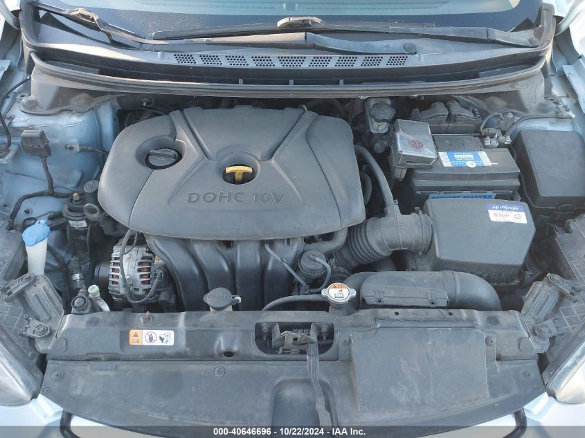 2012 Hyundai Elantra Gls (Ulsan Plant) VIN: KMHDH4AE7CU252252 Lot: 40646696