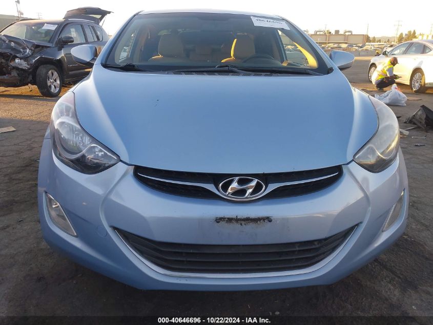 2012 Hyundai Elantra Gls (Ulsan Plant) VIN: KMHDH4AE7CU252252 Lot: 40646696