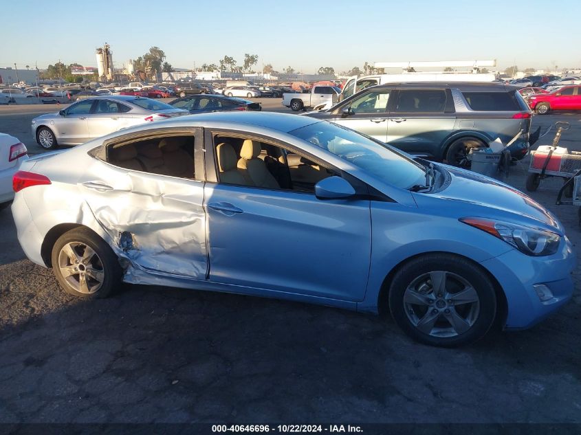 2012 Hyundai Elantra Gls (Ulsan Plant) VIN: KMHDH4AE7CU252252 Lot: 40646696