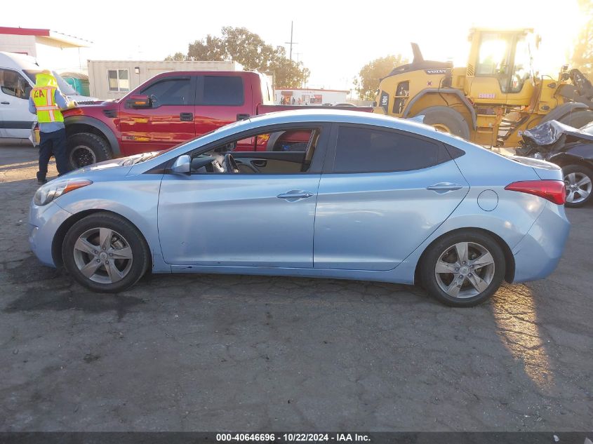 2012 Hyundai Elantra Gls (Ulsan Plant) VIN: KMHDH4AE7CU252252 Lot: 40646696