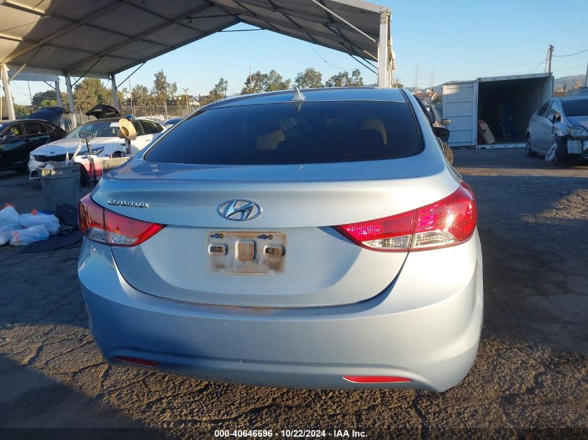 2012 Hyundai Elantra Gls (Ulsan Plant) VIN: KMHDH4AE7CU252252 Lot: 40646696