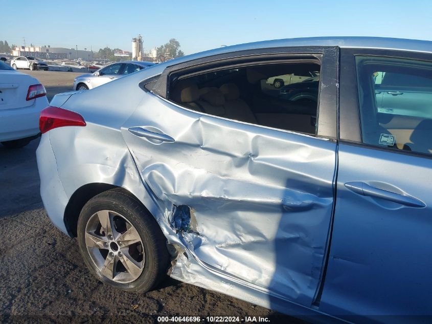 2012 Hyundai Elantra Gls (Ulsan Plant) VIN: KMHDH4AE7CU252252 Lot: 40646696