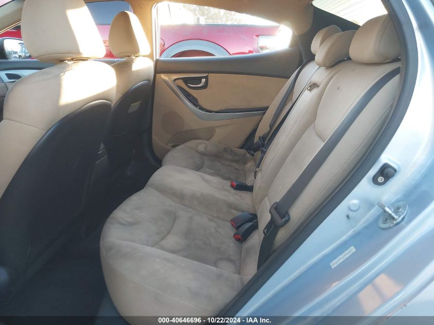 2012 Hyundai Elantra Gls (Ulsan Plant) VIN: KMHDH4AE7CU252252 Lot: 40646696