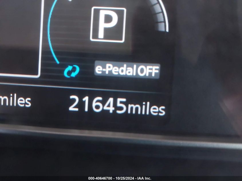 2022 NISSAN LEAF S PLUS 62 KWH - 1N4BZ1BV6NC561585