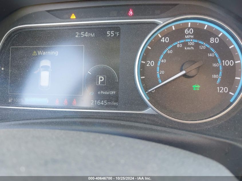 2022 NISSAN LEAF S PLUS 62 KWH - 1N4BZ1BV6NC561585
