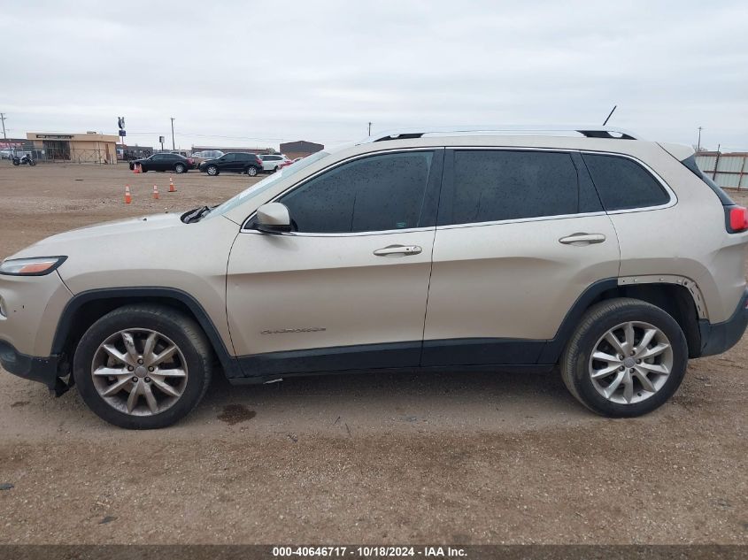 2014 Jeep Cherokee Limited VIN: 1C4PJLDB4EW202031 Lot: 40646717