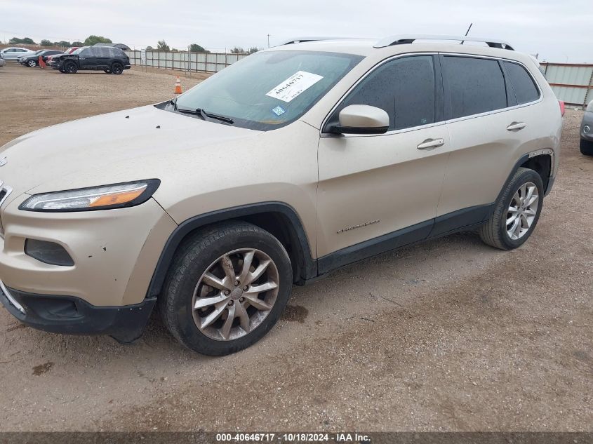 2014 Jeep Cherokee Limited VIN: 1C4PJLDB4EW202031 Lot: 40646717